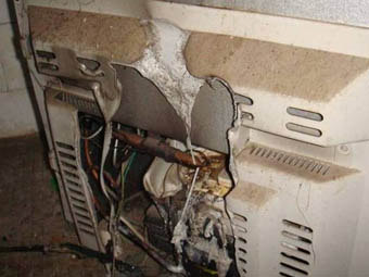 隐患产品令人担忧 冰箱起火谁该负责?--中关村在线